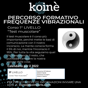 Corso 1° LIVELLO 