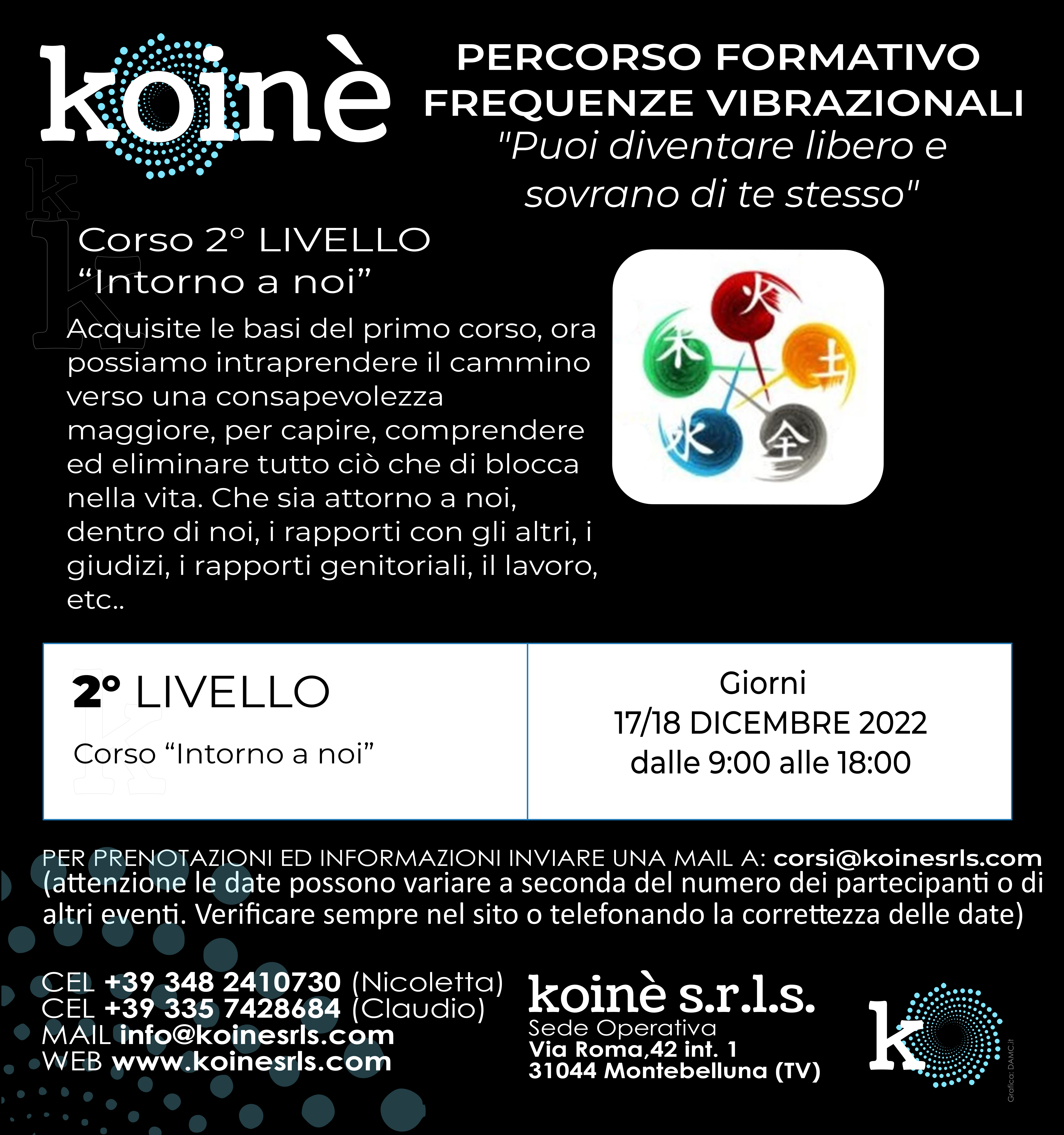 Corso 2° LIVELLO “Intorno a noi